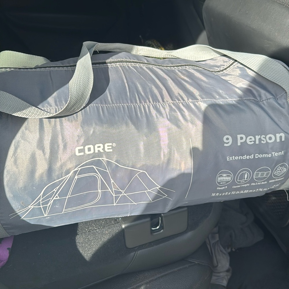 Core brand nine person extended dome tent